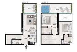 2 bedroom Duplex apartment